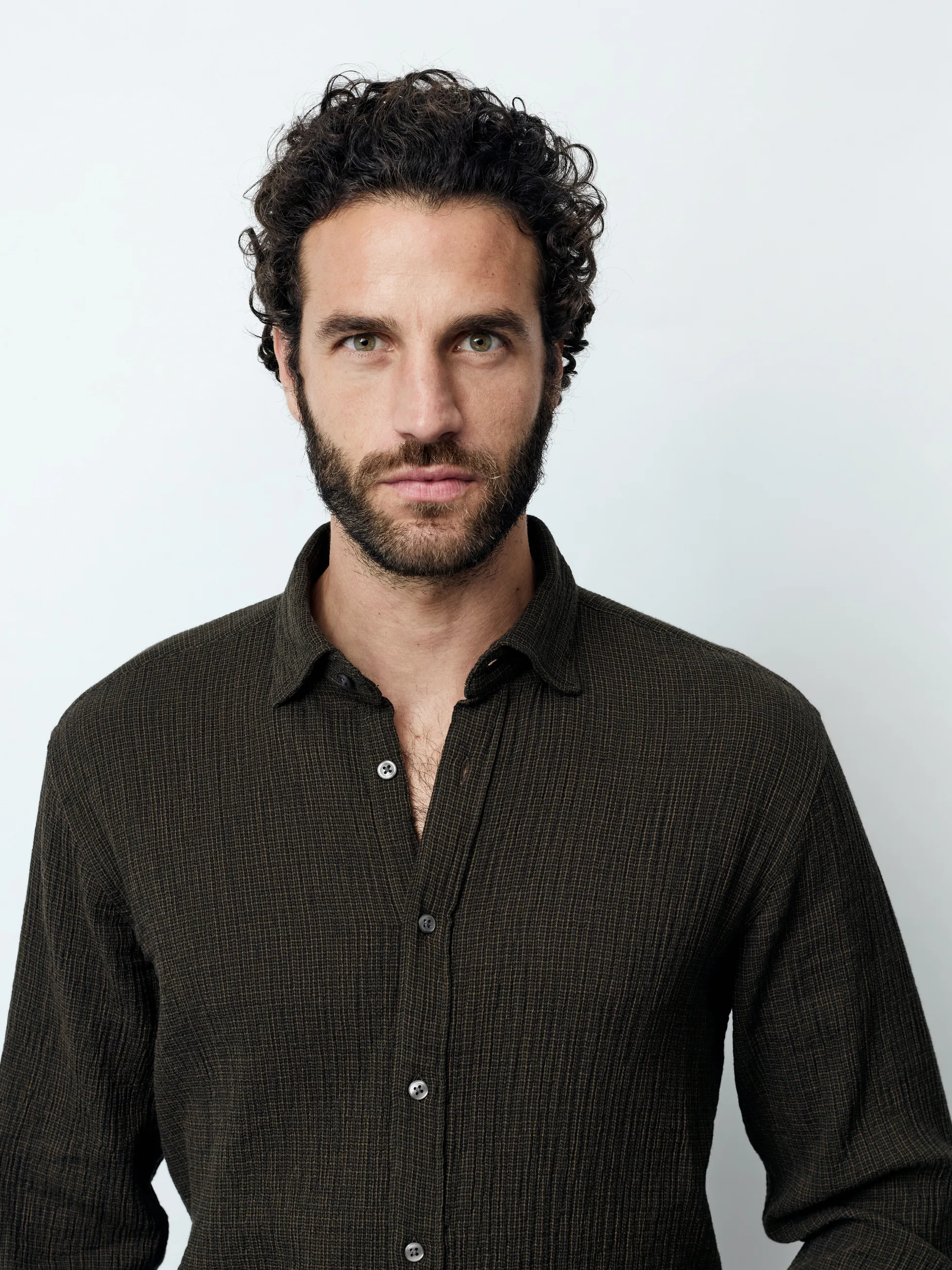 LUCA HBD - Langarm Herren Overshirt, gewebt