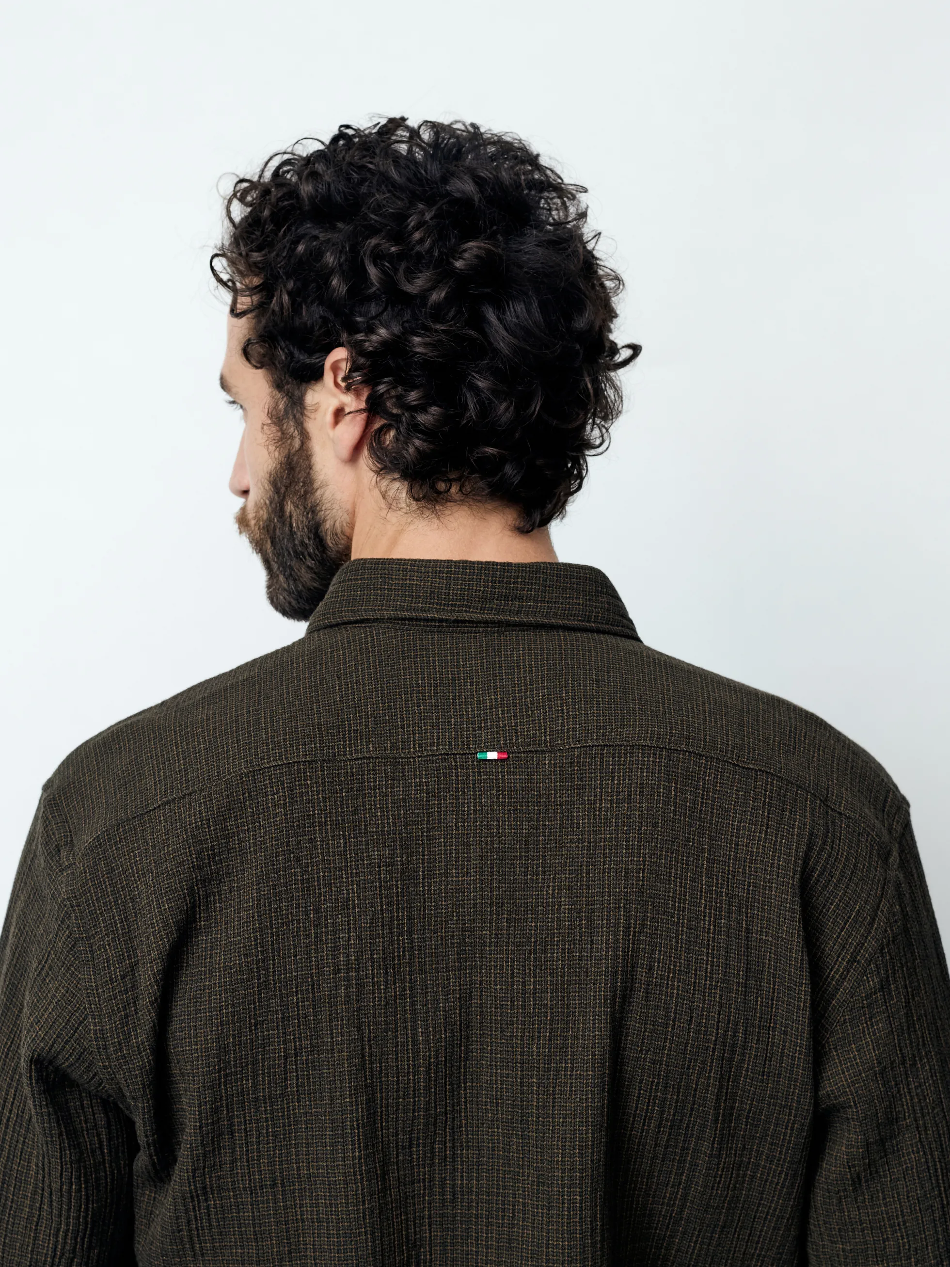 LUCA HBD - Langarm Herren Overshirt, gewebt