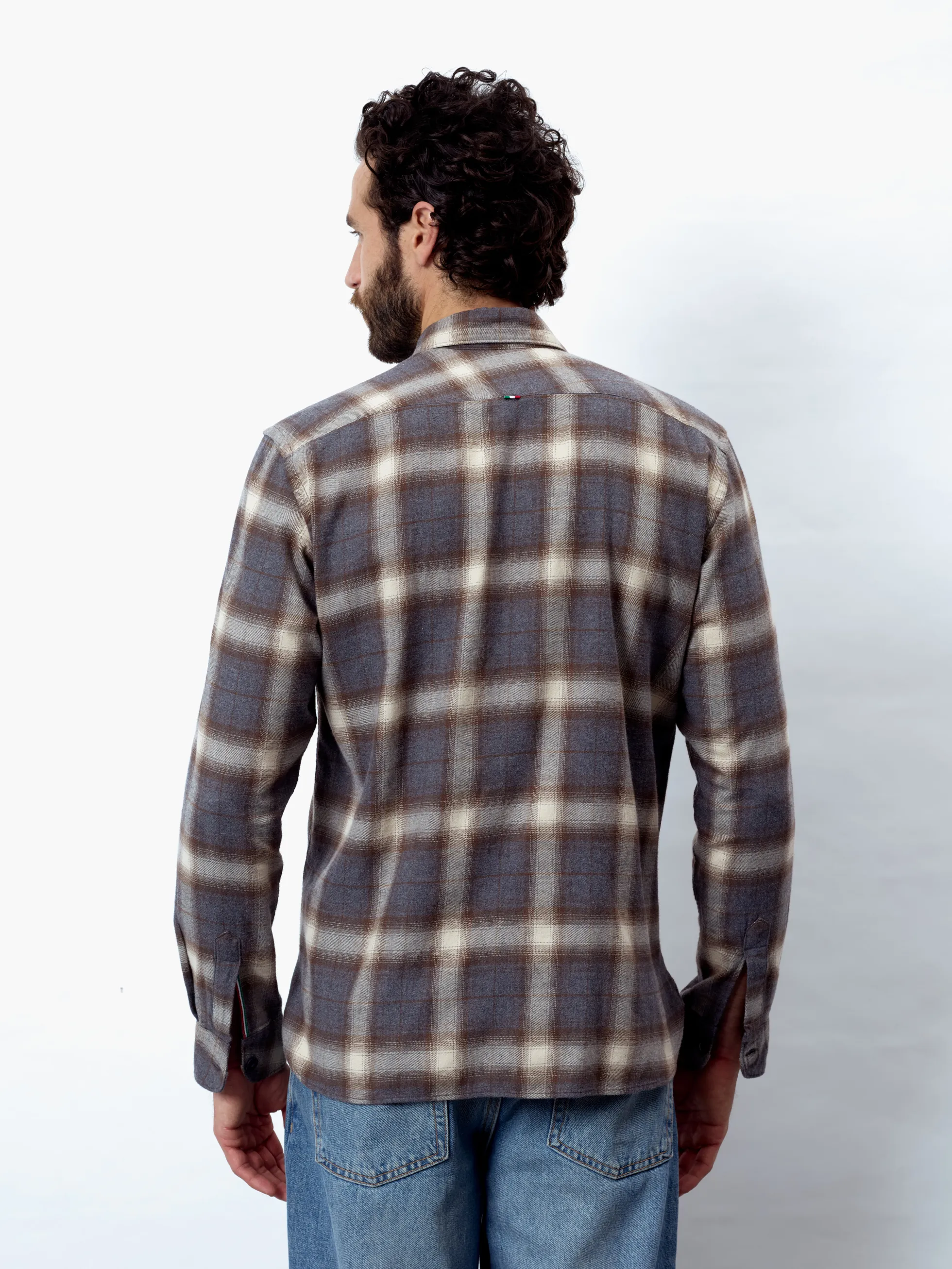 LUCA HBD - Langarm Herren Overshirt, gewebt