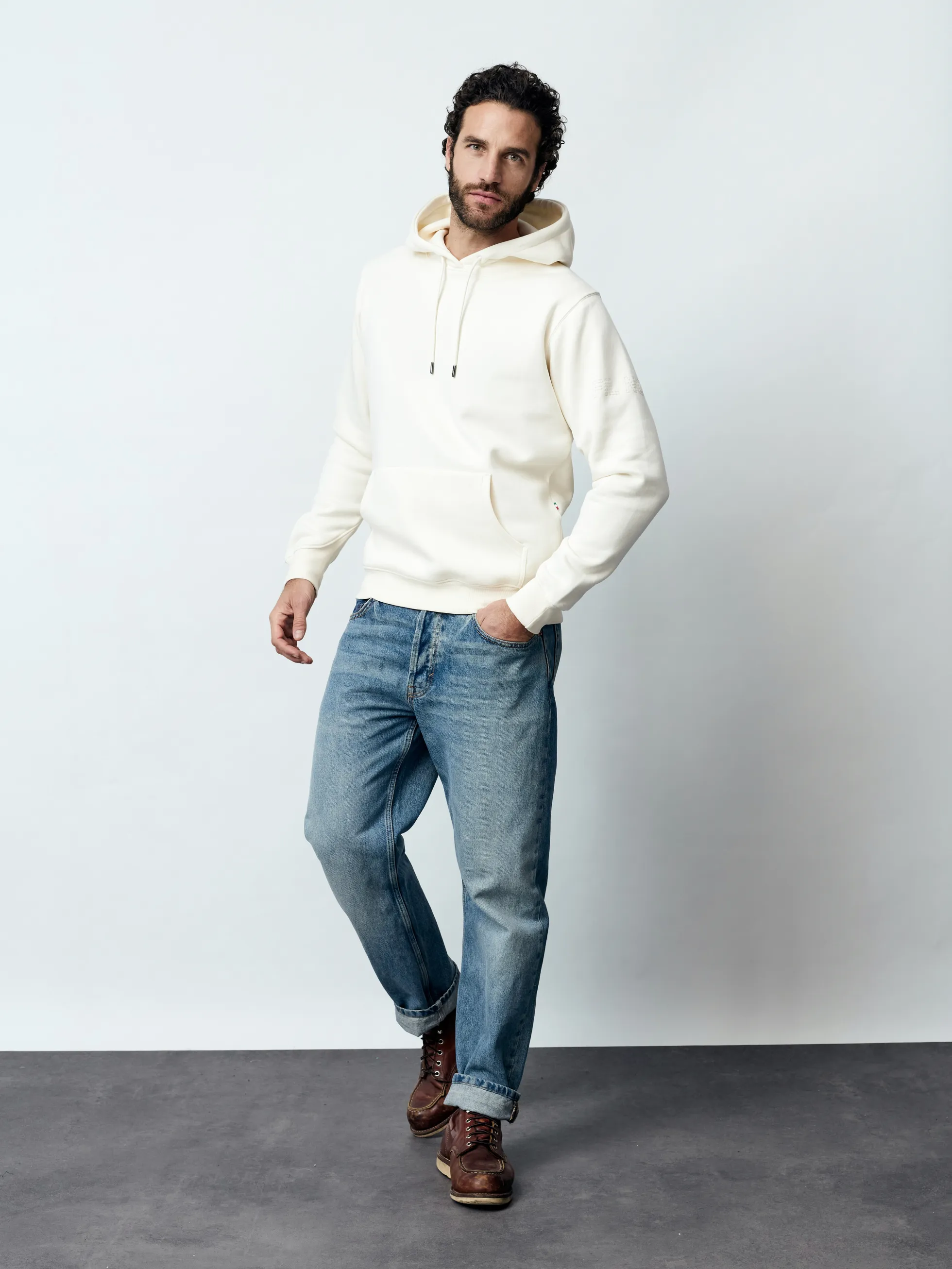 PEPE - Langarm Herren Hoody, gestrickt