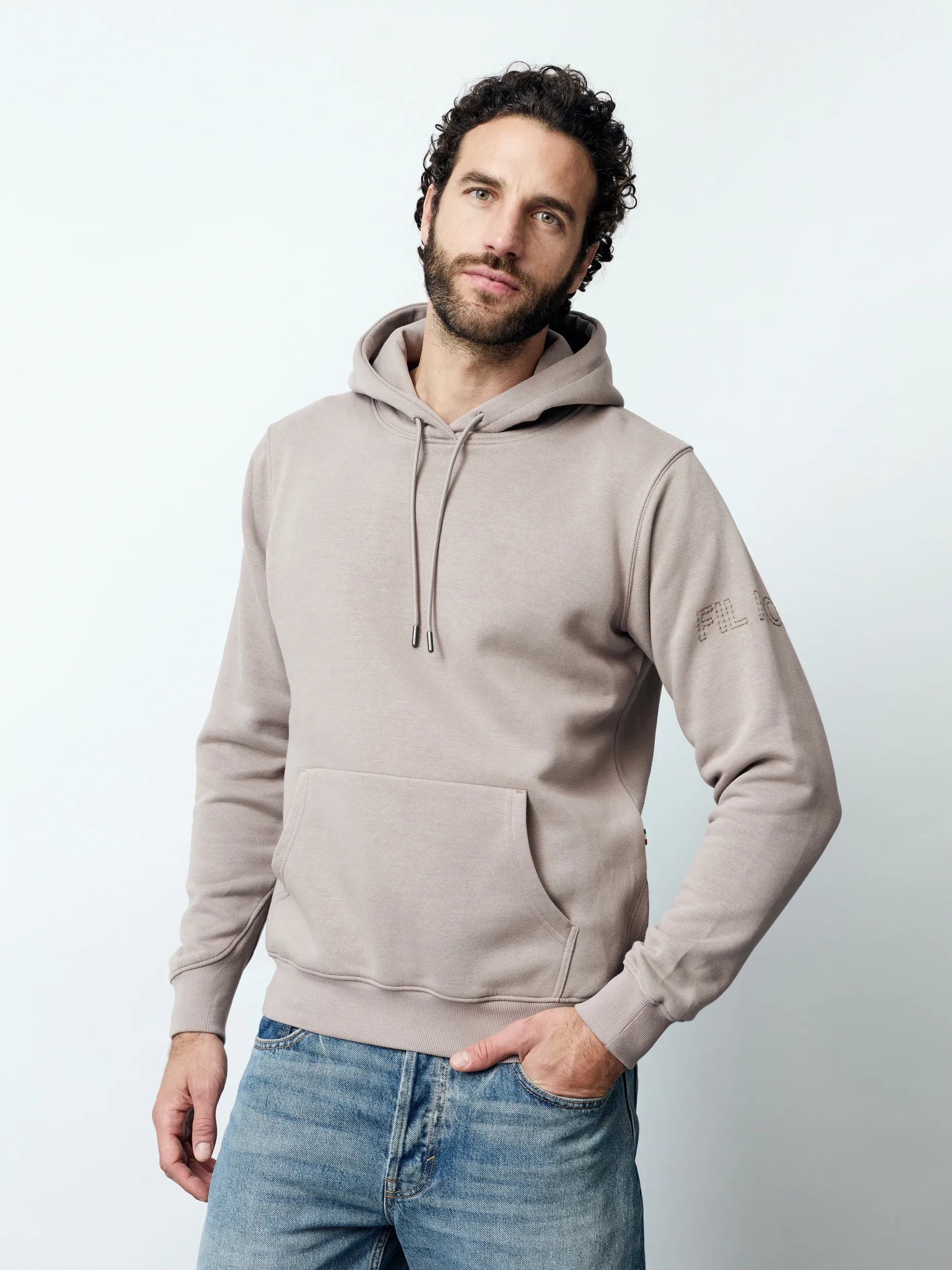 PEPE - Langarm Herren Hoody, gestrickt