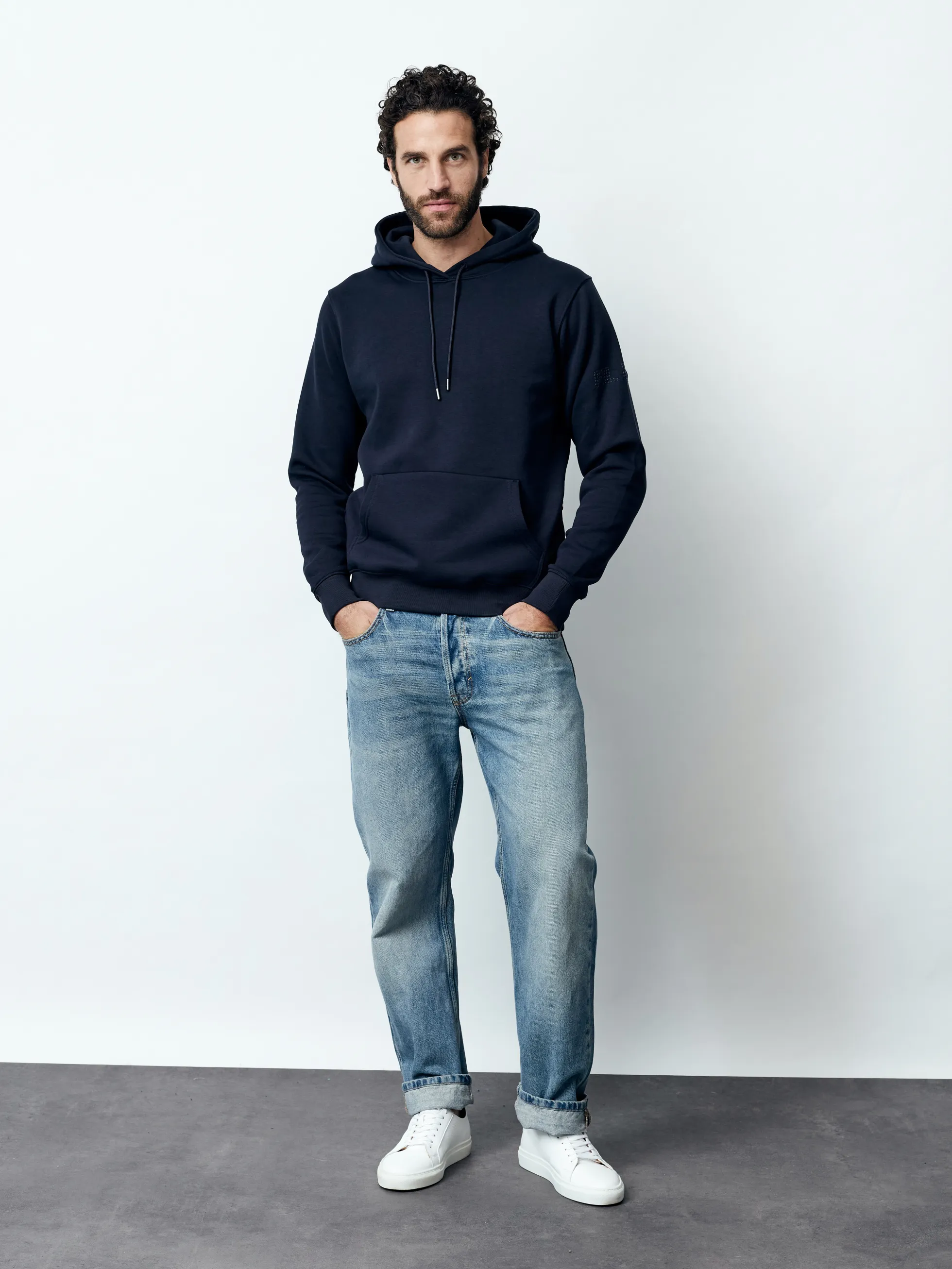 PEPE - Langarm Herren Hoody, gestrickt