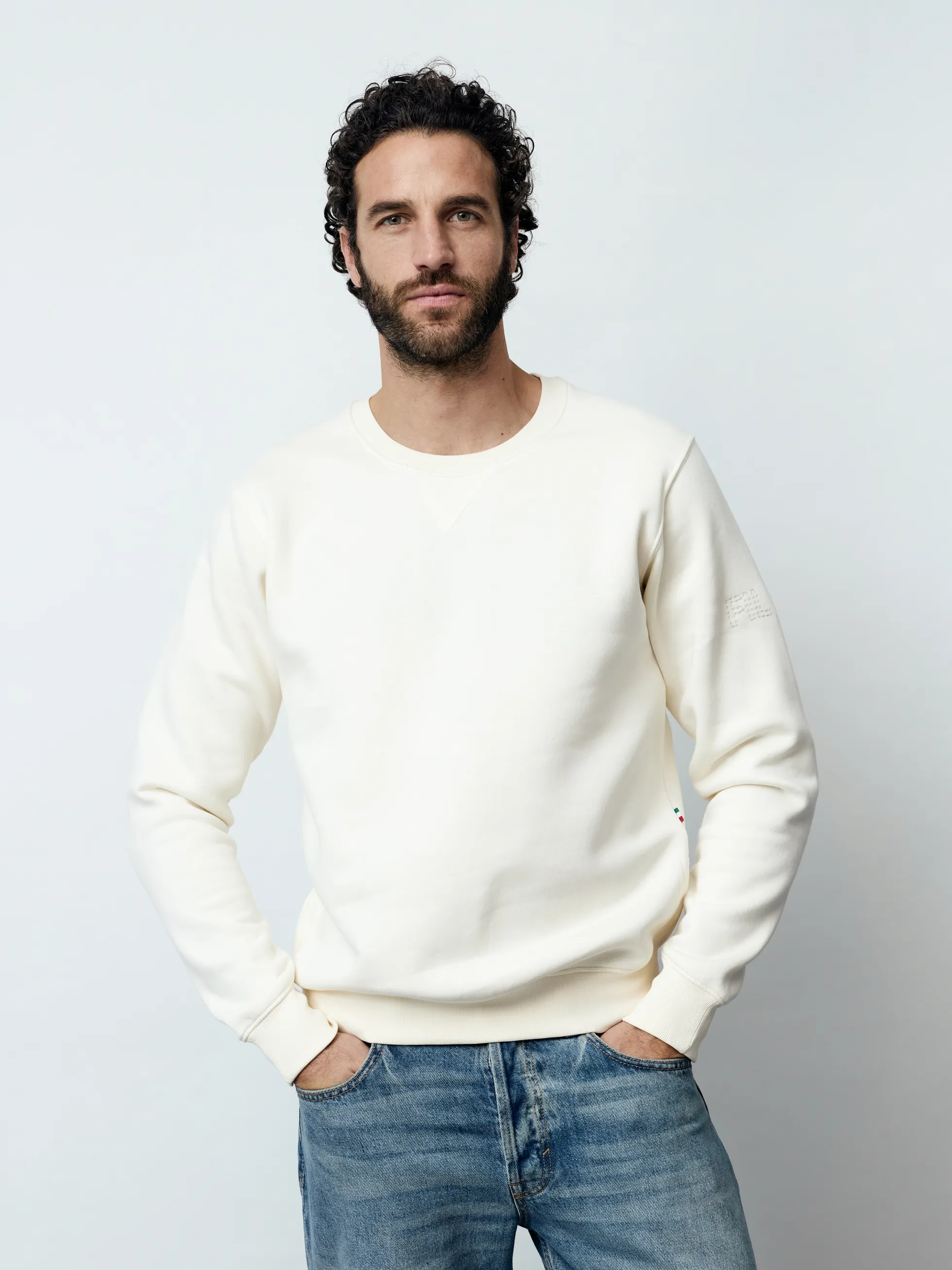 MATTIA - Langarm Herren Sweatshirt, gestrickt