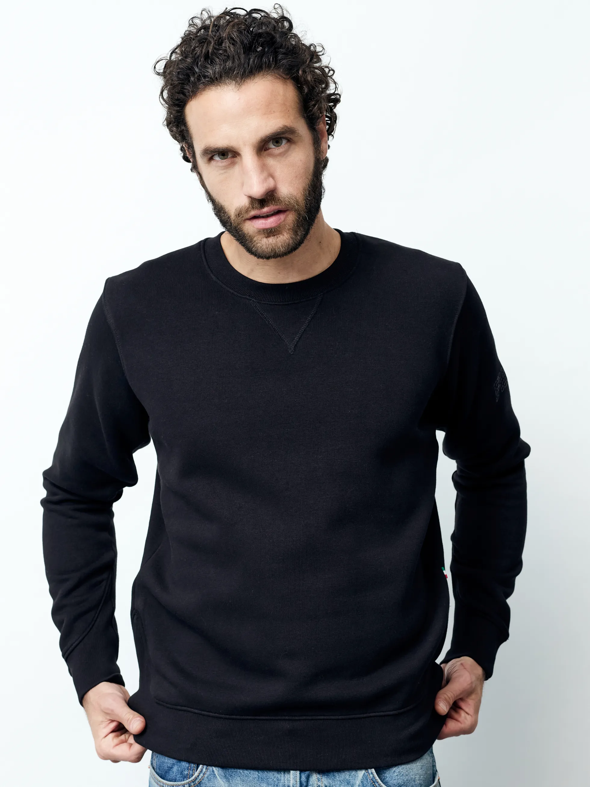 MATTIA - Langarm Herren Sweatshirt, gestrickt