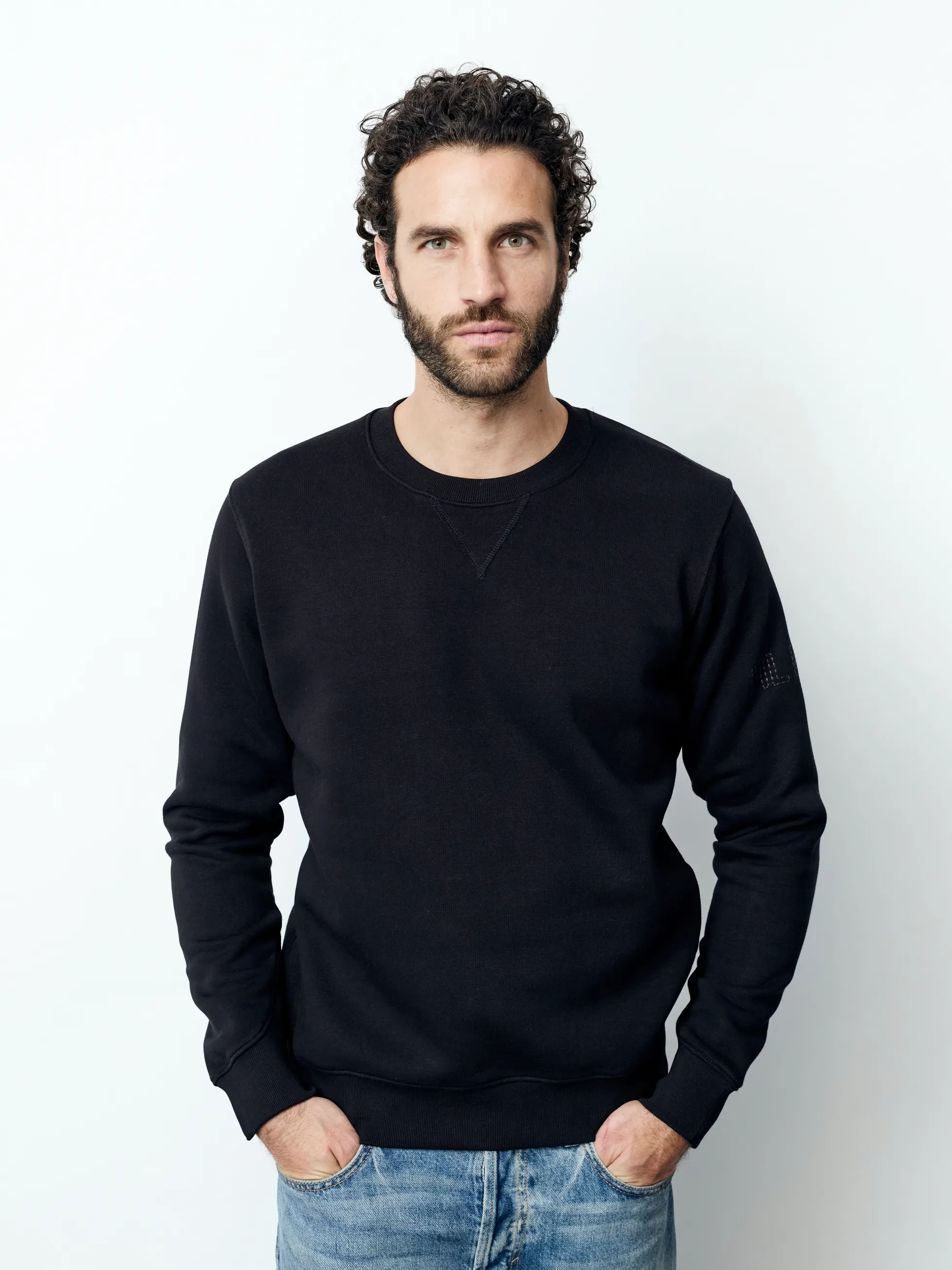 MATTIA - Langarm Herren Sweatshirt, gestrickt