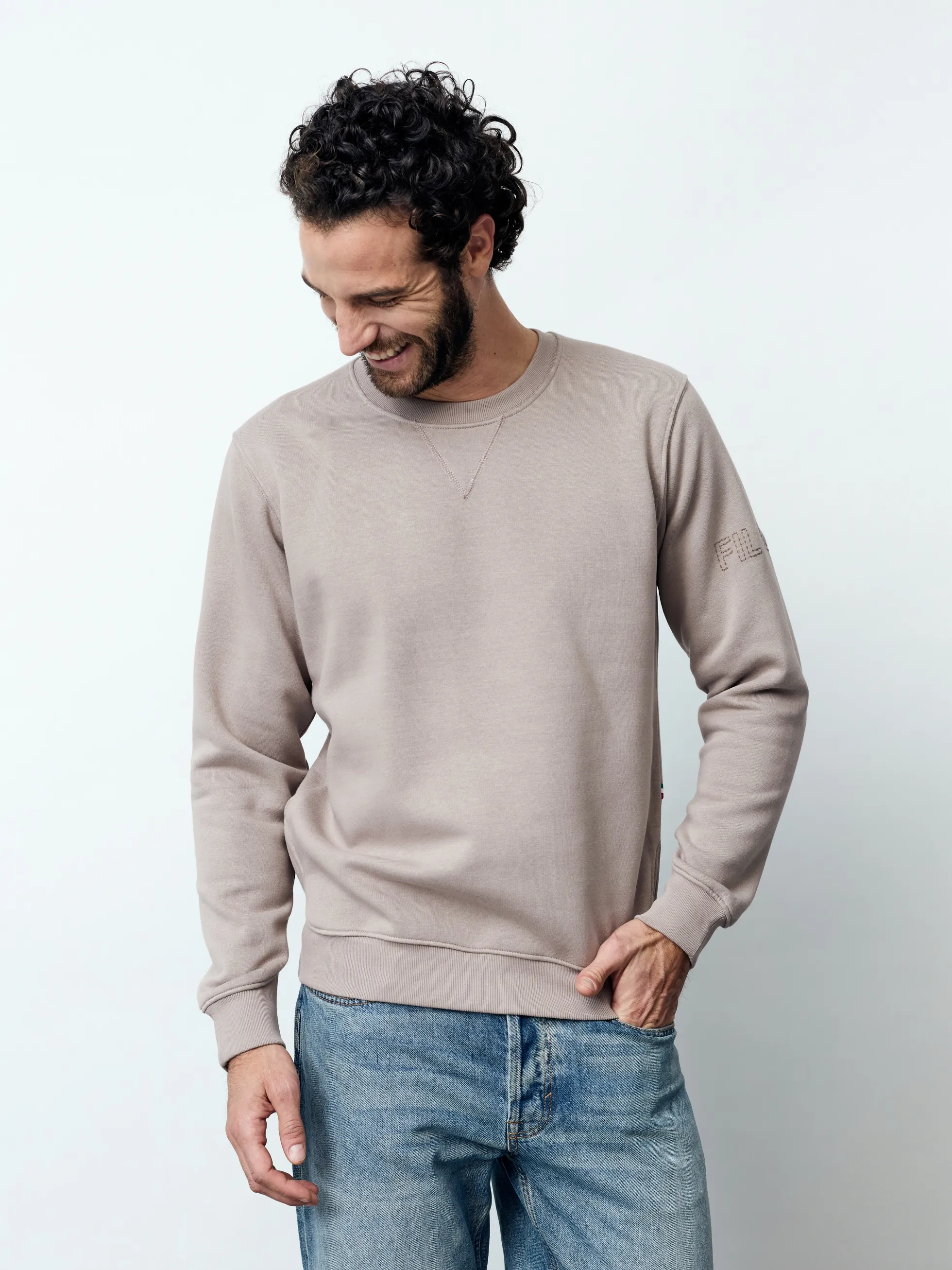 MATTIA - Langarm Herren Sweatshirt, gestrickt