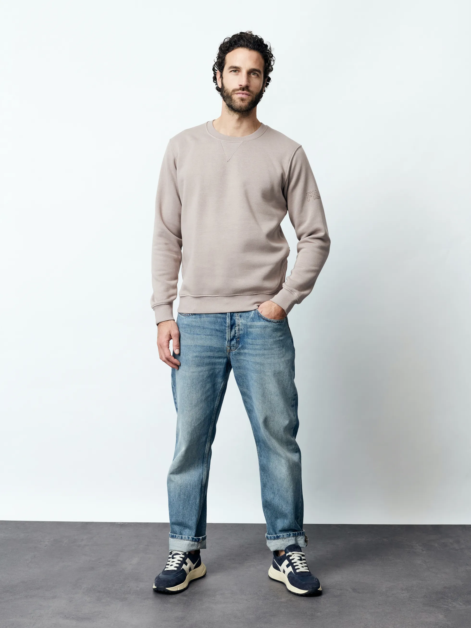 MATTIA - Langarm Herren Sweatshirt, gestrickt