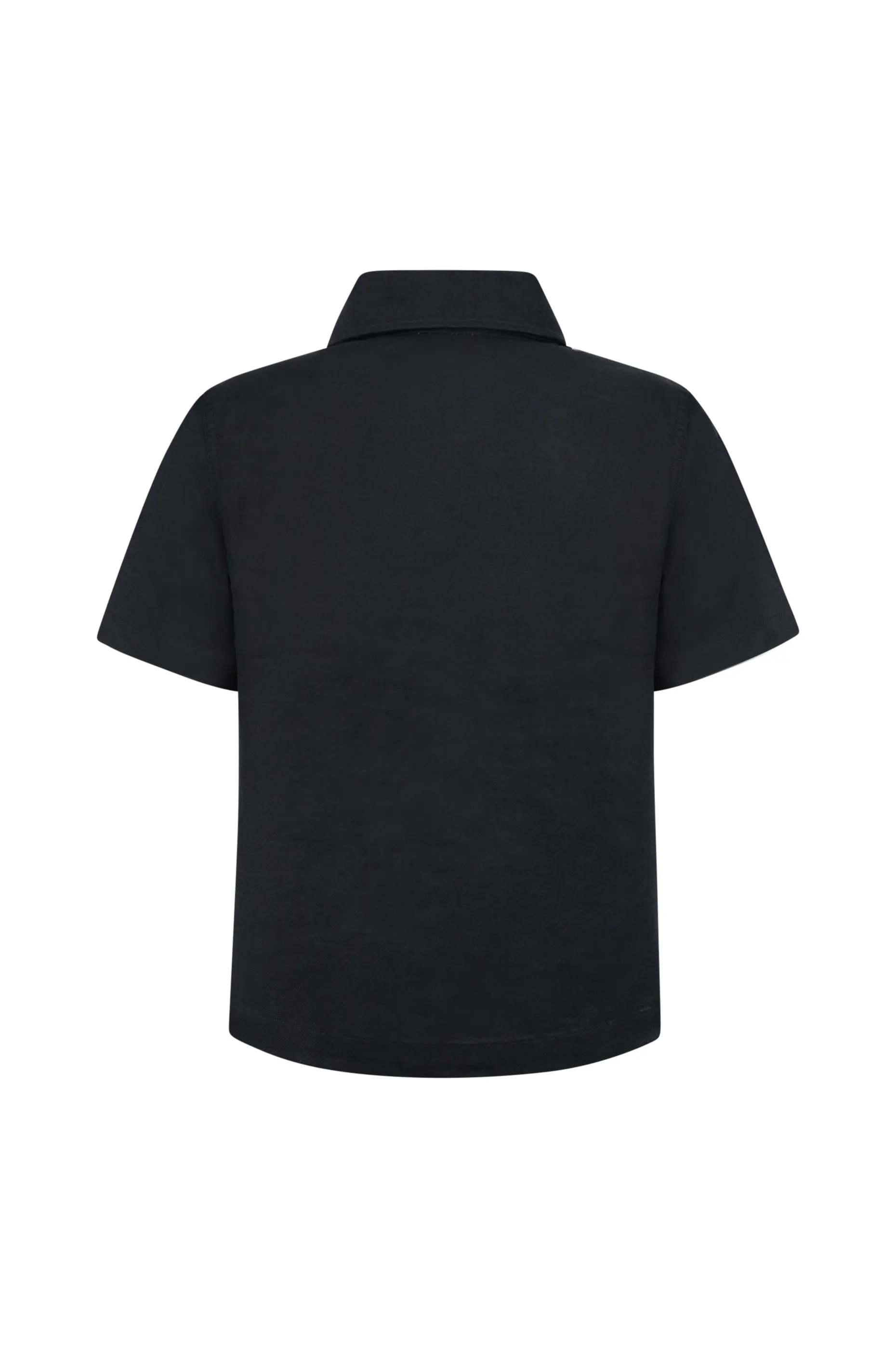 MASSIMO, 1/1-Arm Herren Overshirt, gewebt - black