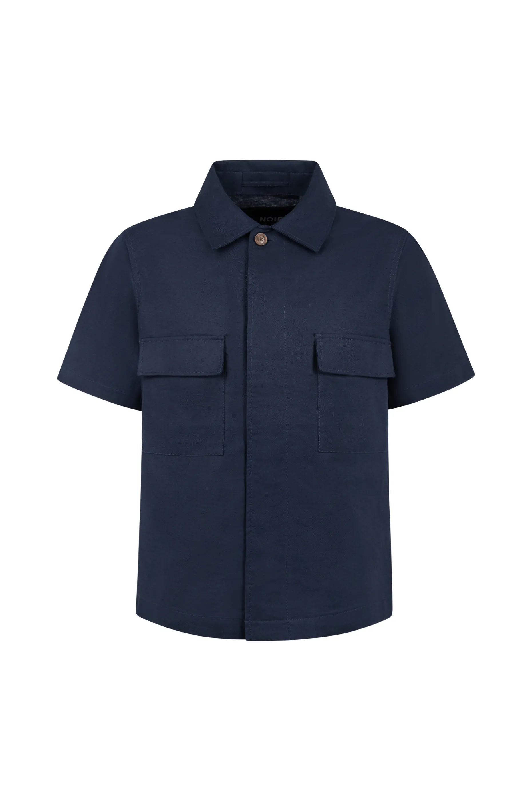 MASSIMO, 1/1-Arm Herren Overshirt, gewebt - nightblue