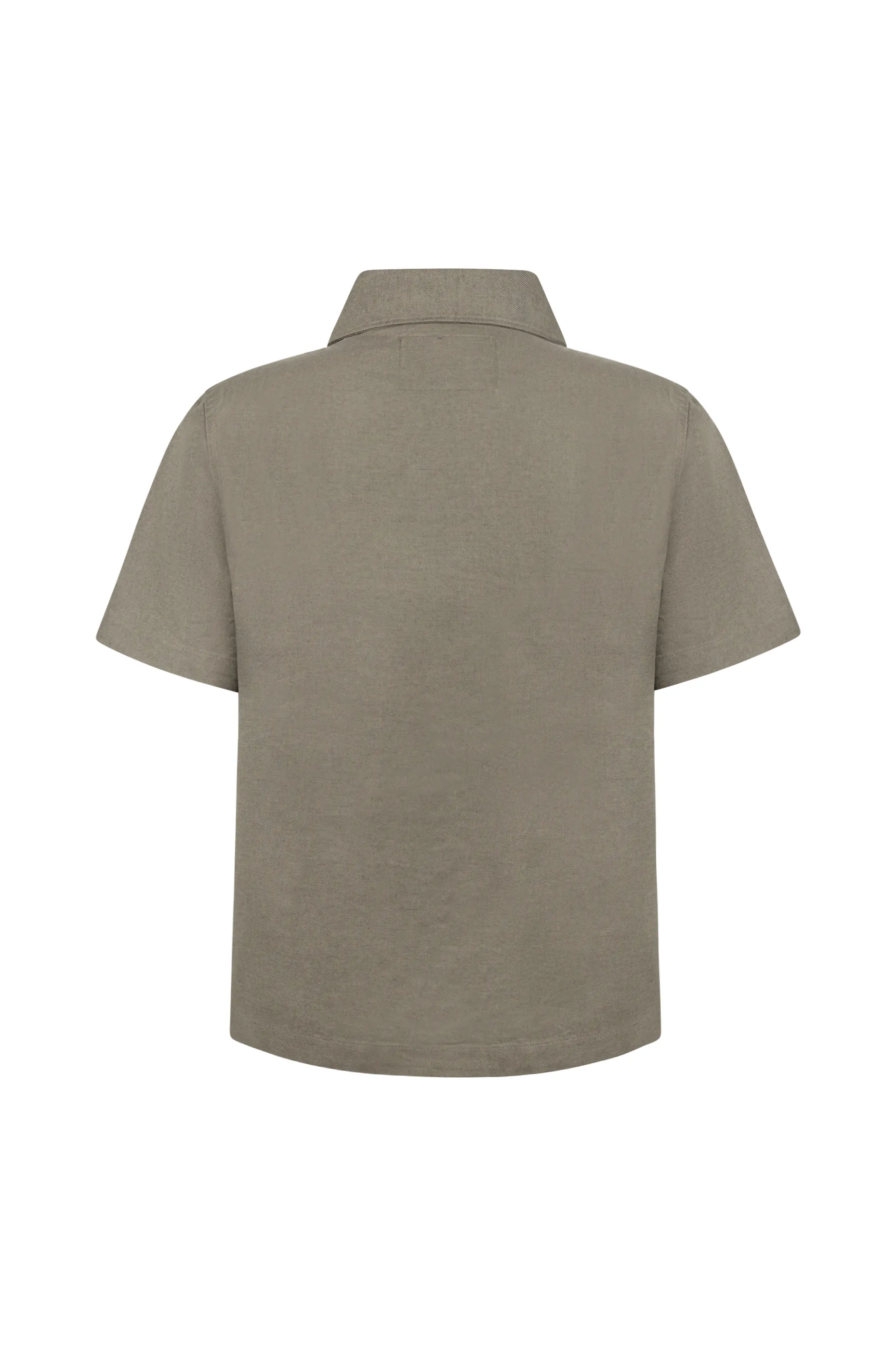 MASSIMO, 1/1-Arm Herren Overshirt, gewebt - khaki