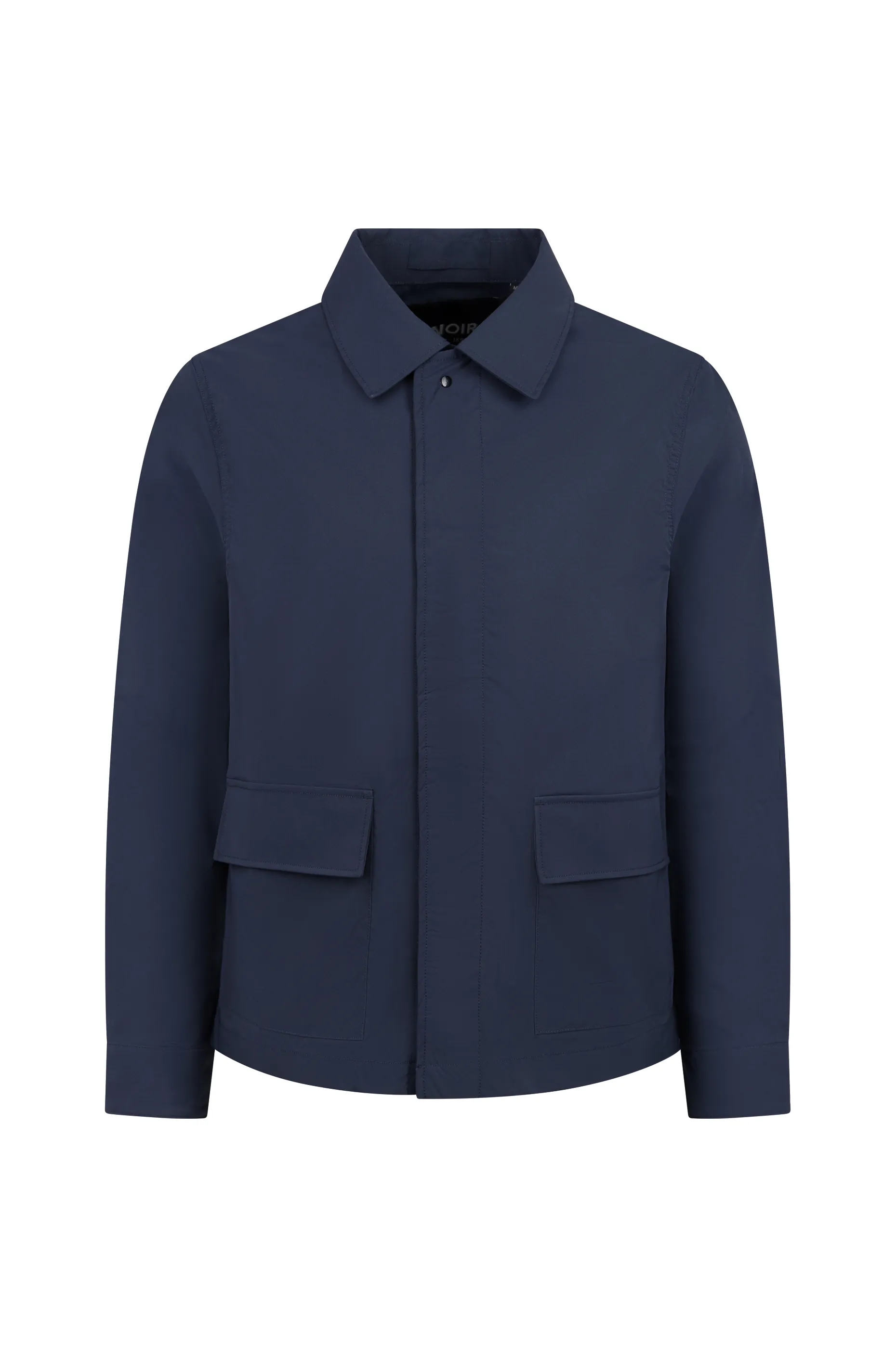 MASSIMO, 1/1-Arm Herren Overshirt, gewebt - nightblue