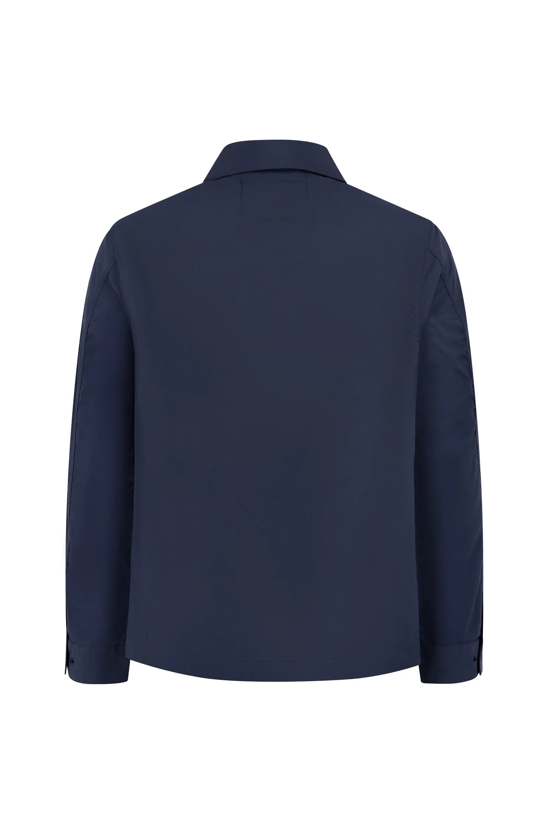 MASSIMO, 1/1-Arm Herren Overshirt, gewebt - nightblue