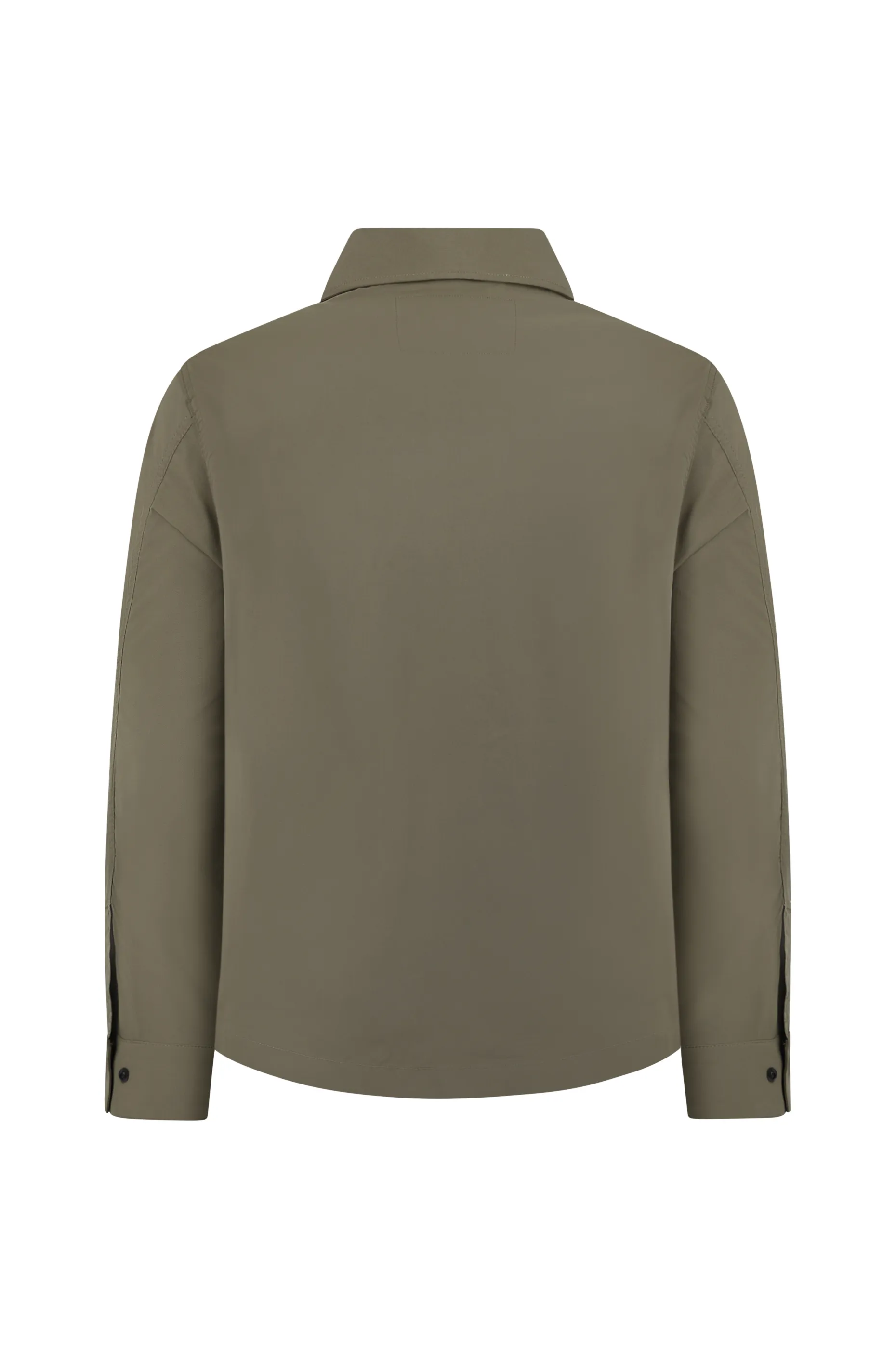 MASSIMO, 1/1-Arm Herren Overshirt, gewebt - khaki