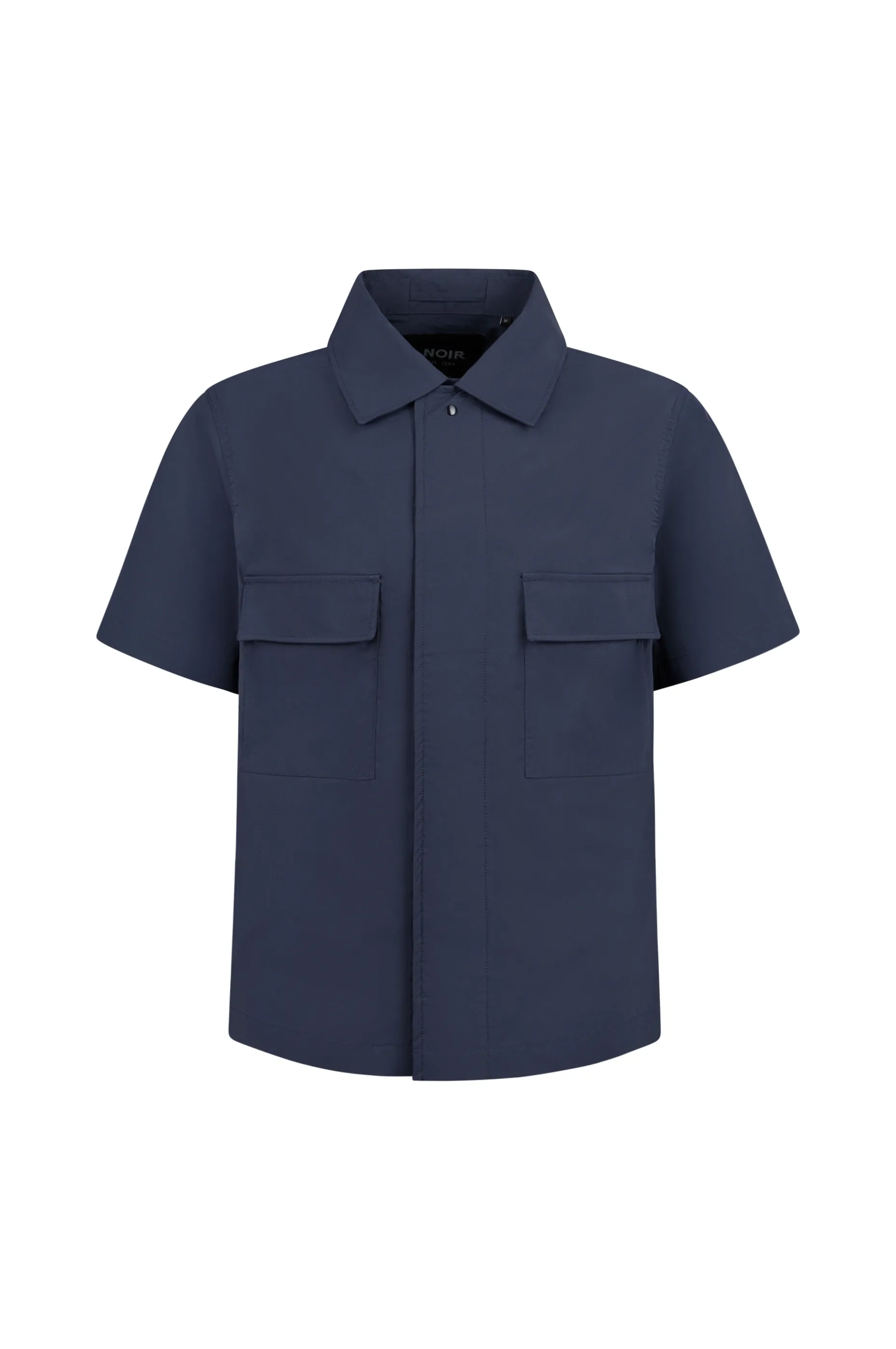 MASSIMO, 1/1-Arm Herren Overshirt, gewebt - nightblue