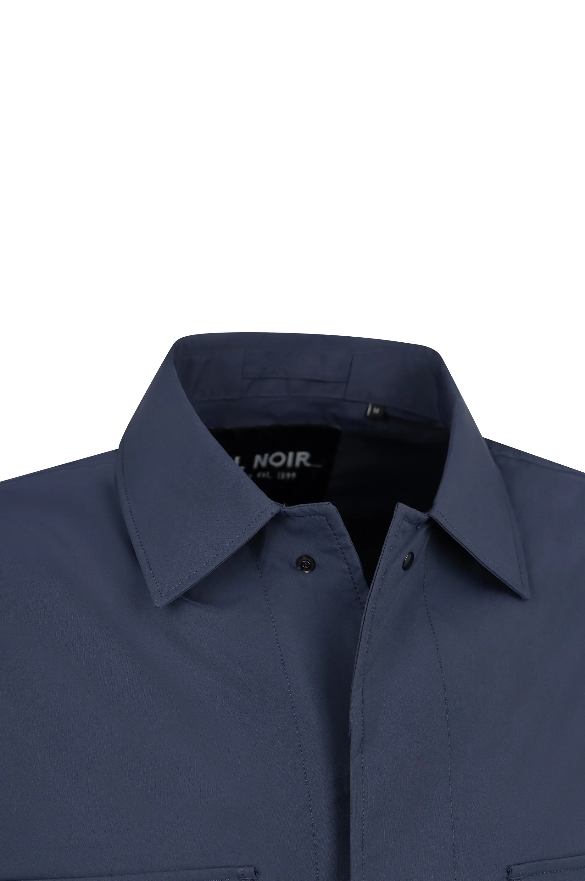 MASSIMO, 1/1-Arm Herren Overshirt, gewebt - nightblue