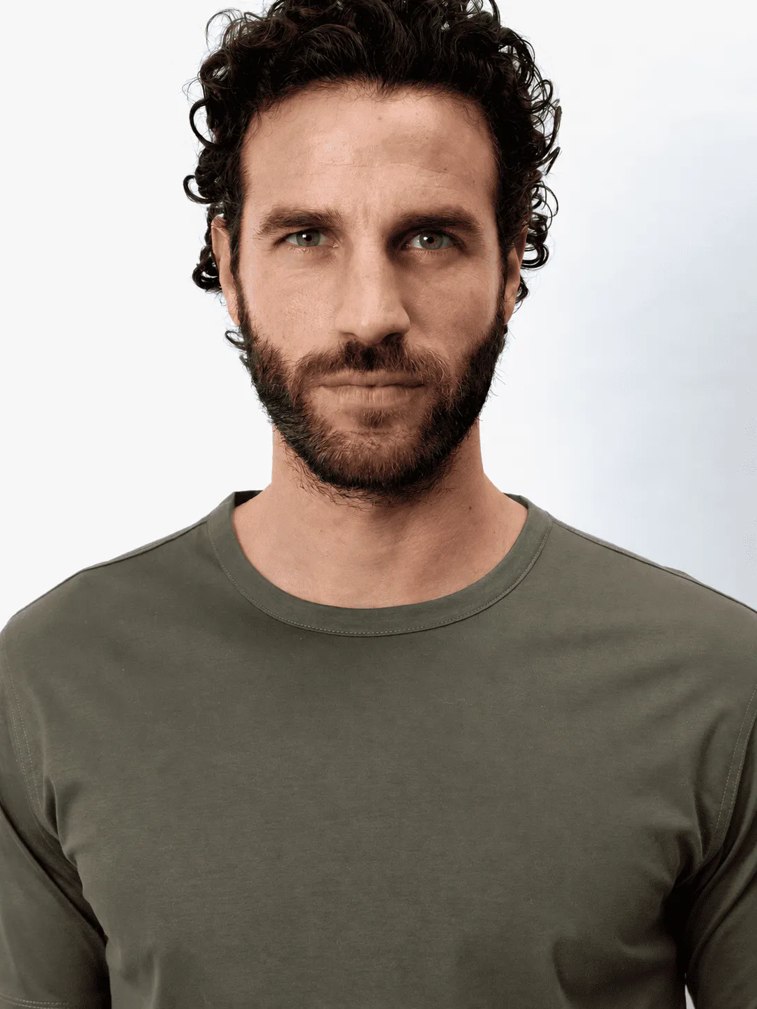 RENÉ - NOS, Kurzarm Herren T-Shirt, Rundhals, gestrickt