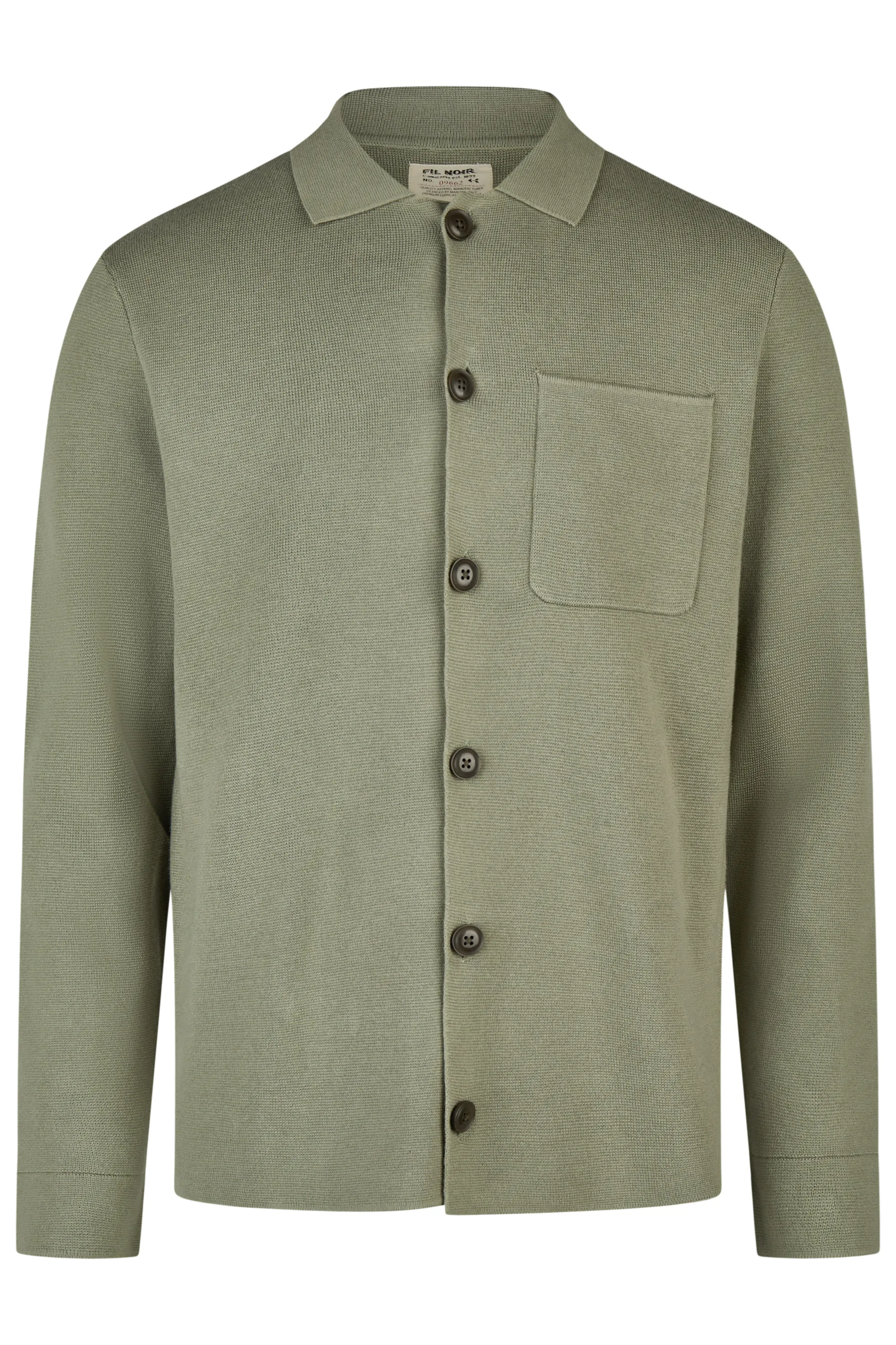 NICLAS - Langarm Herren Overshirt, gestrickt