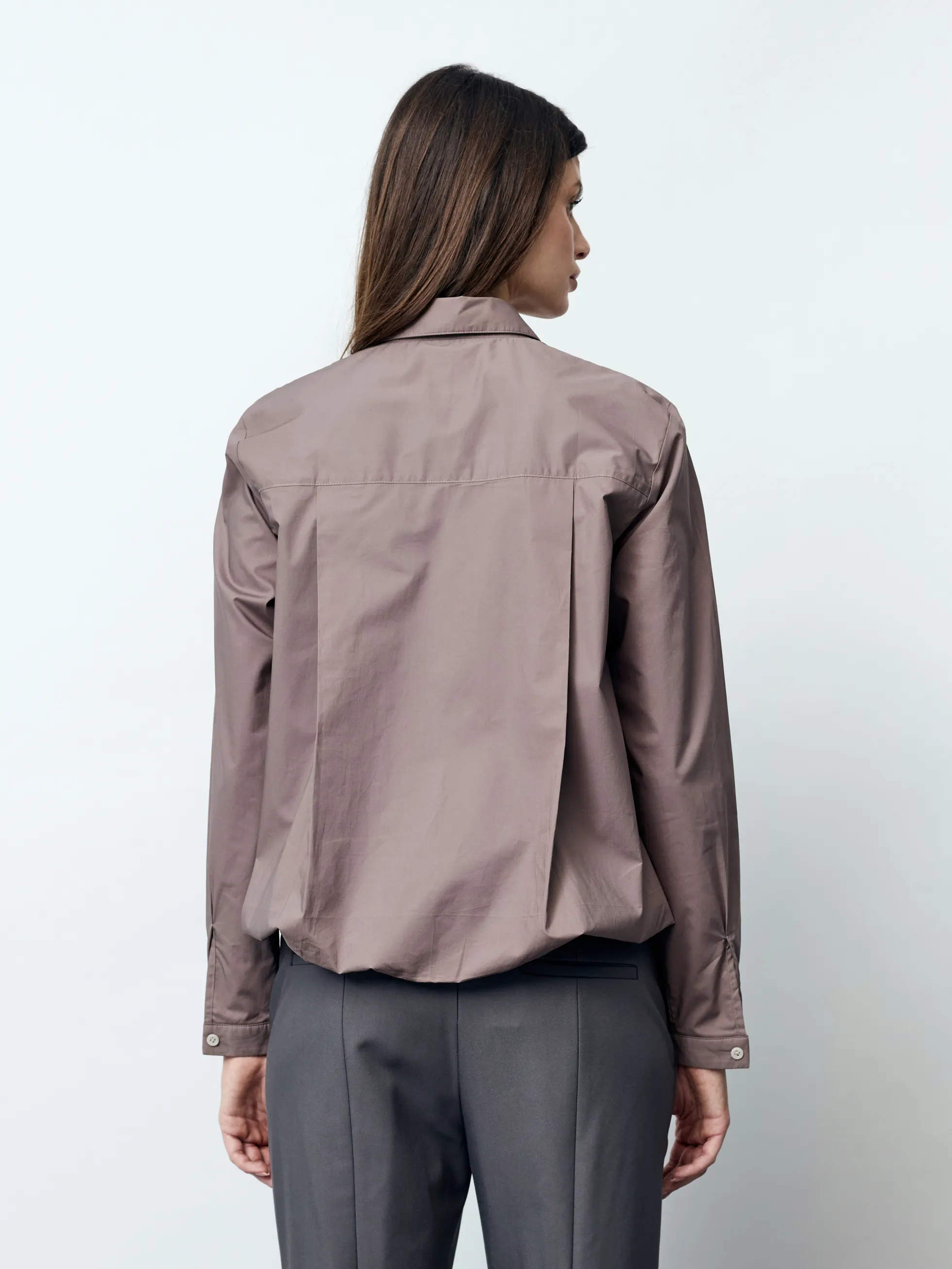 MALIN - Langarm Damenbluse,gewebt