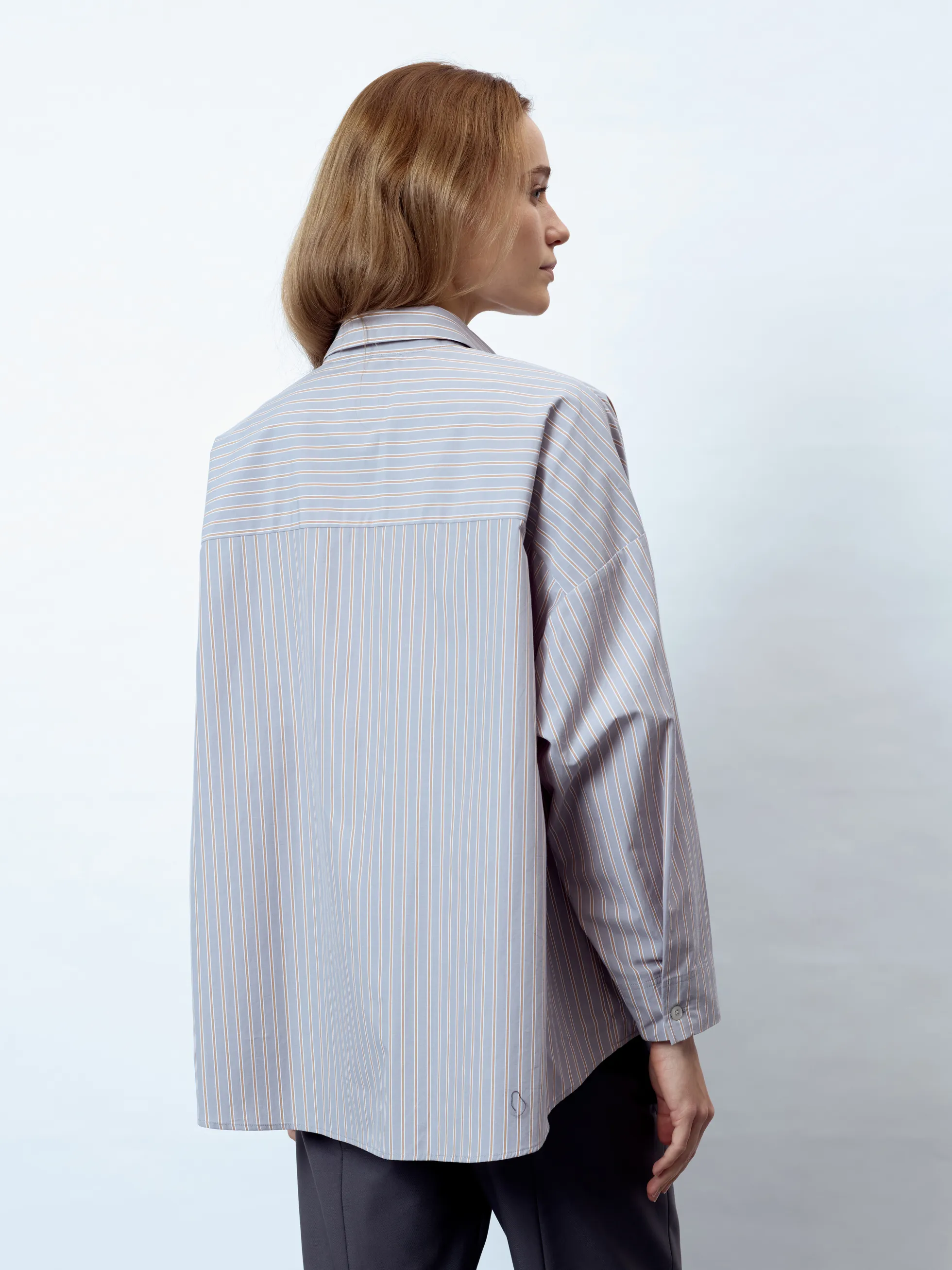 HEIKE - Langarm Damenbluse, gewebt