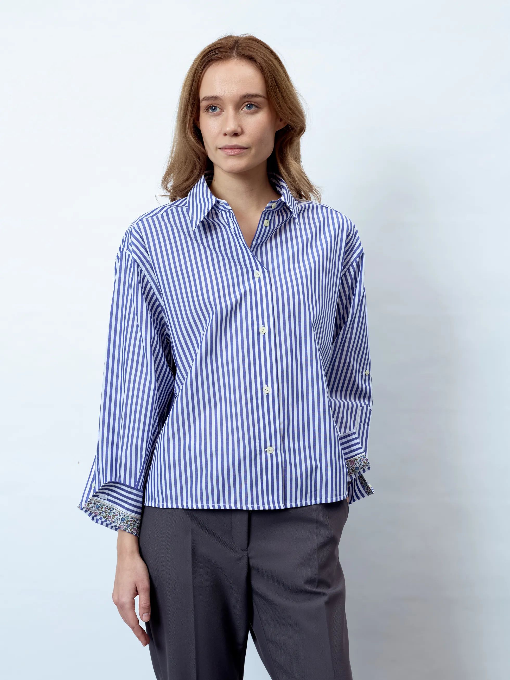 CARMEN - Langarm Damenbluse,gewebt
