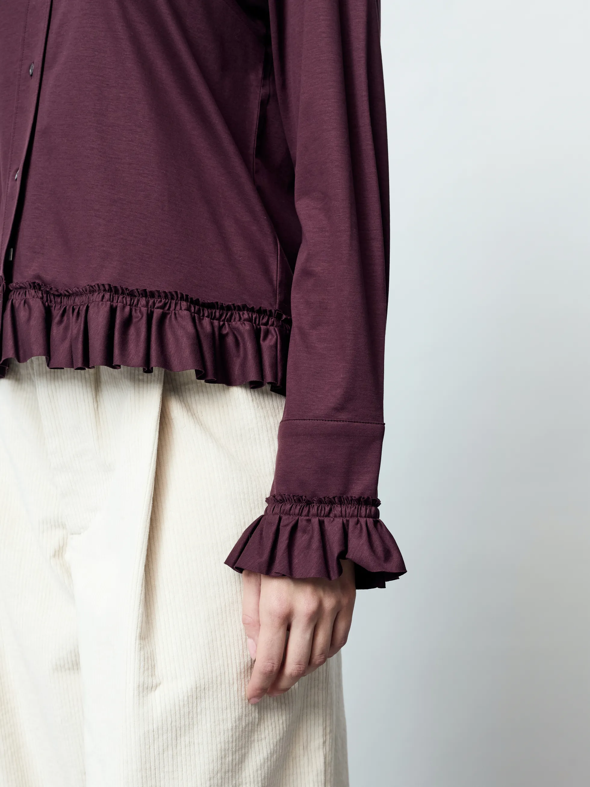 ELLA - Langarm Damenbluse, gestrickt