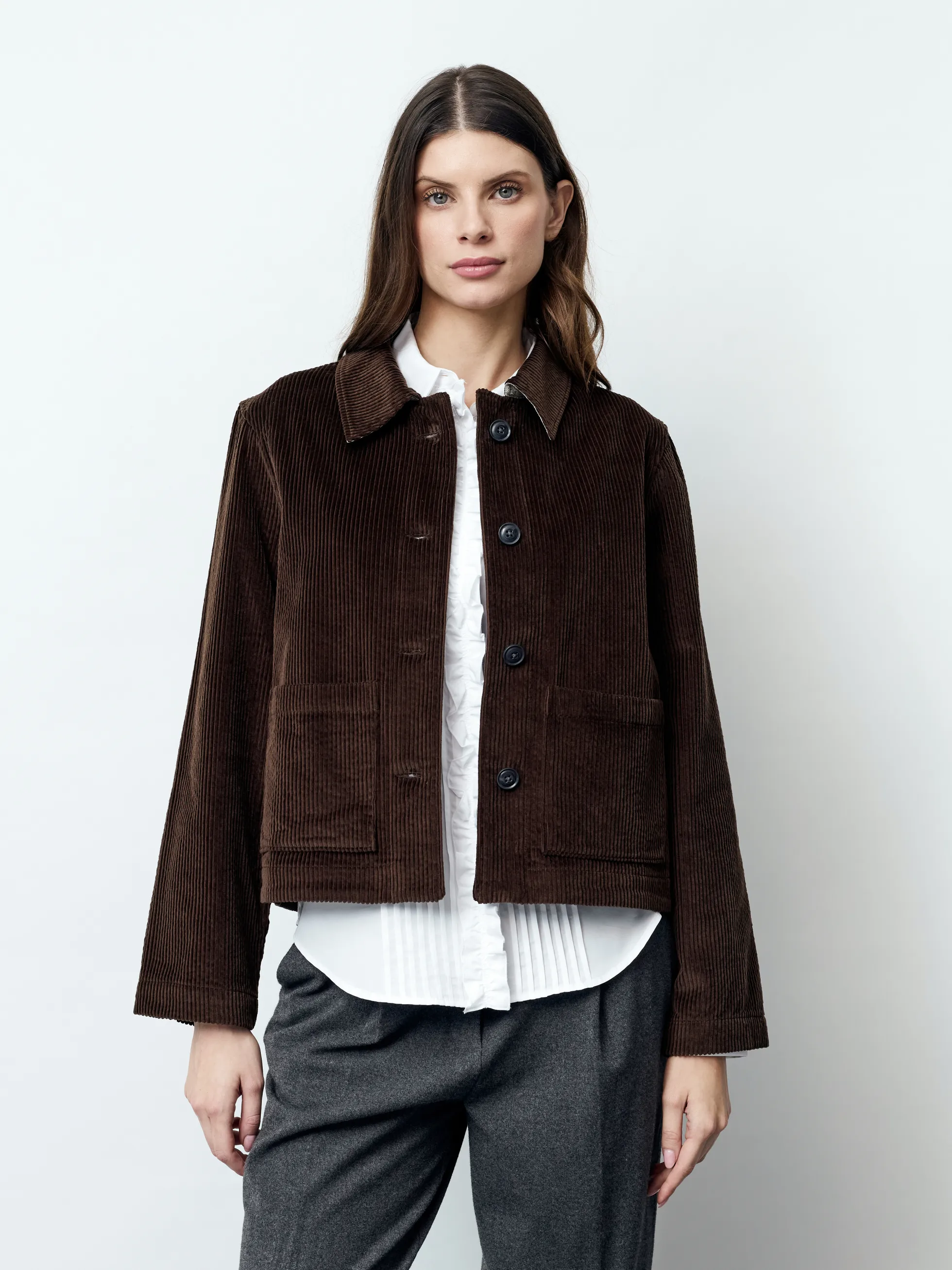 GRAZIA - Langarm Damen Jacke, gewebt