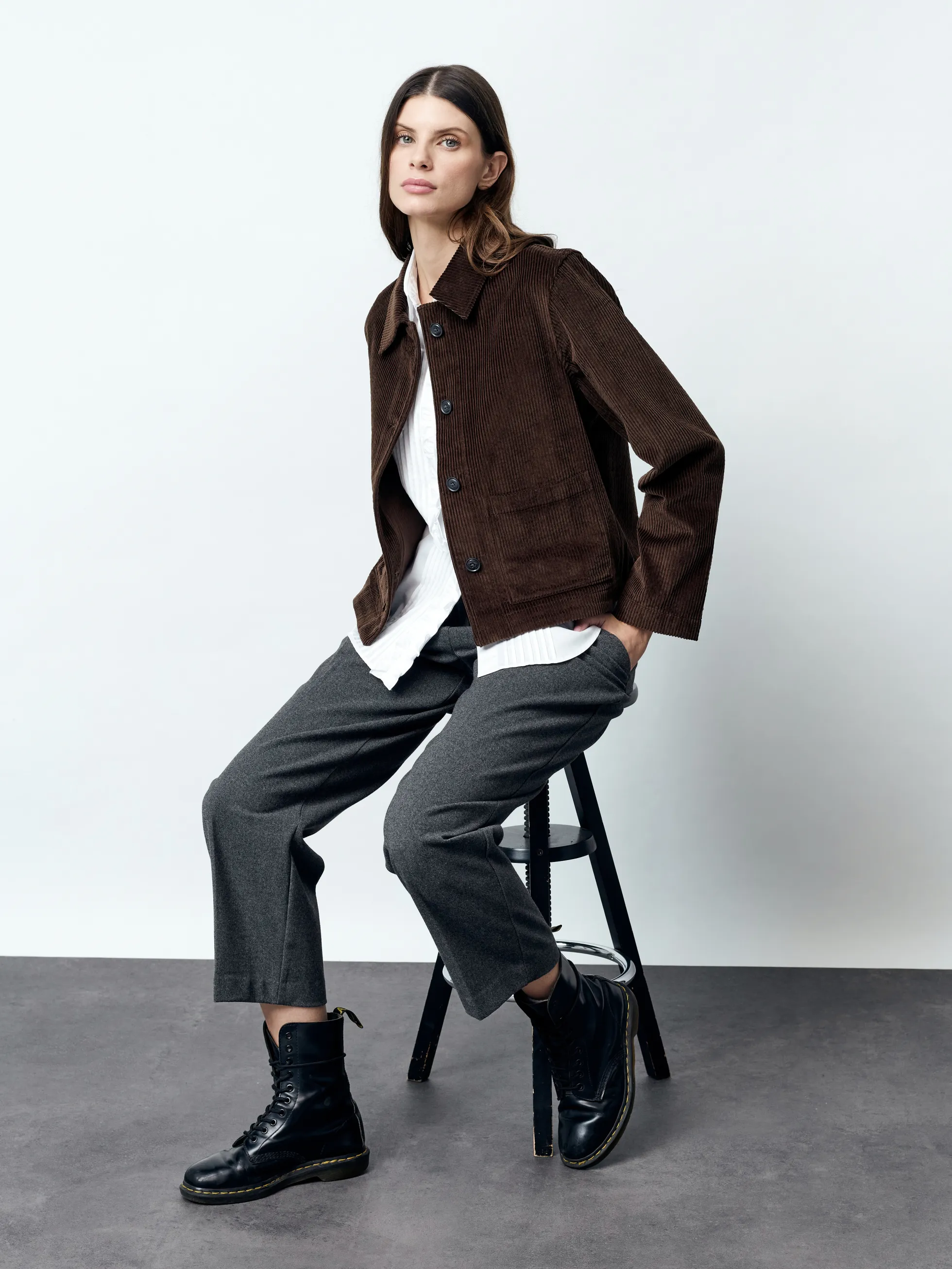 GRAZIA - Langarm Damen Jacke, gewebt
