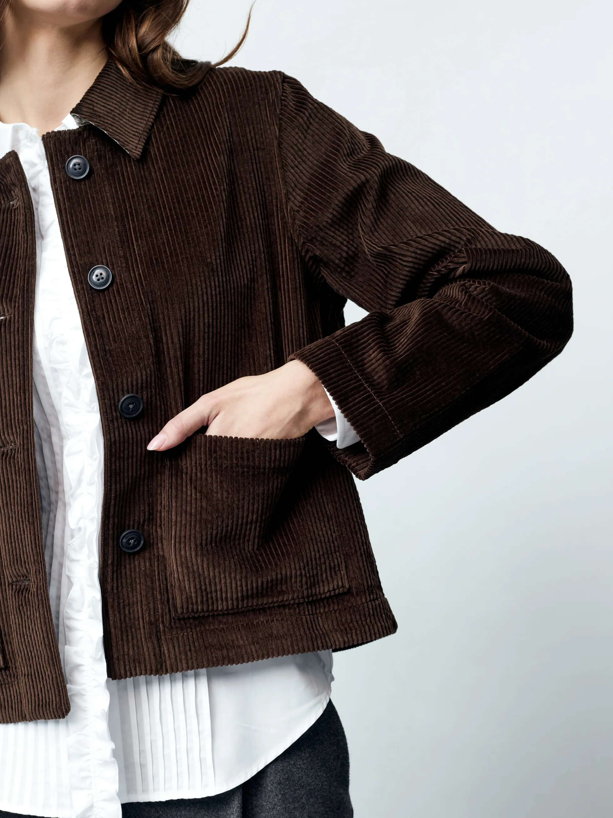 GRAZIA - Langarm Damen Jacke, gewebt