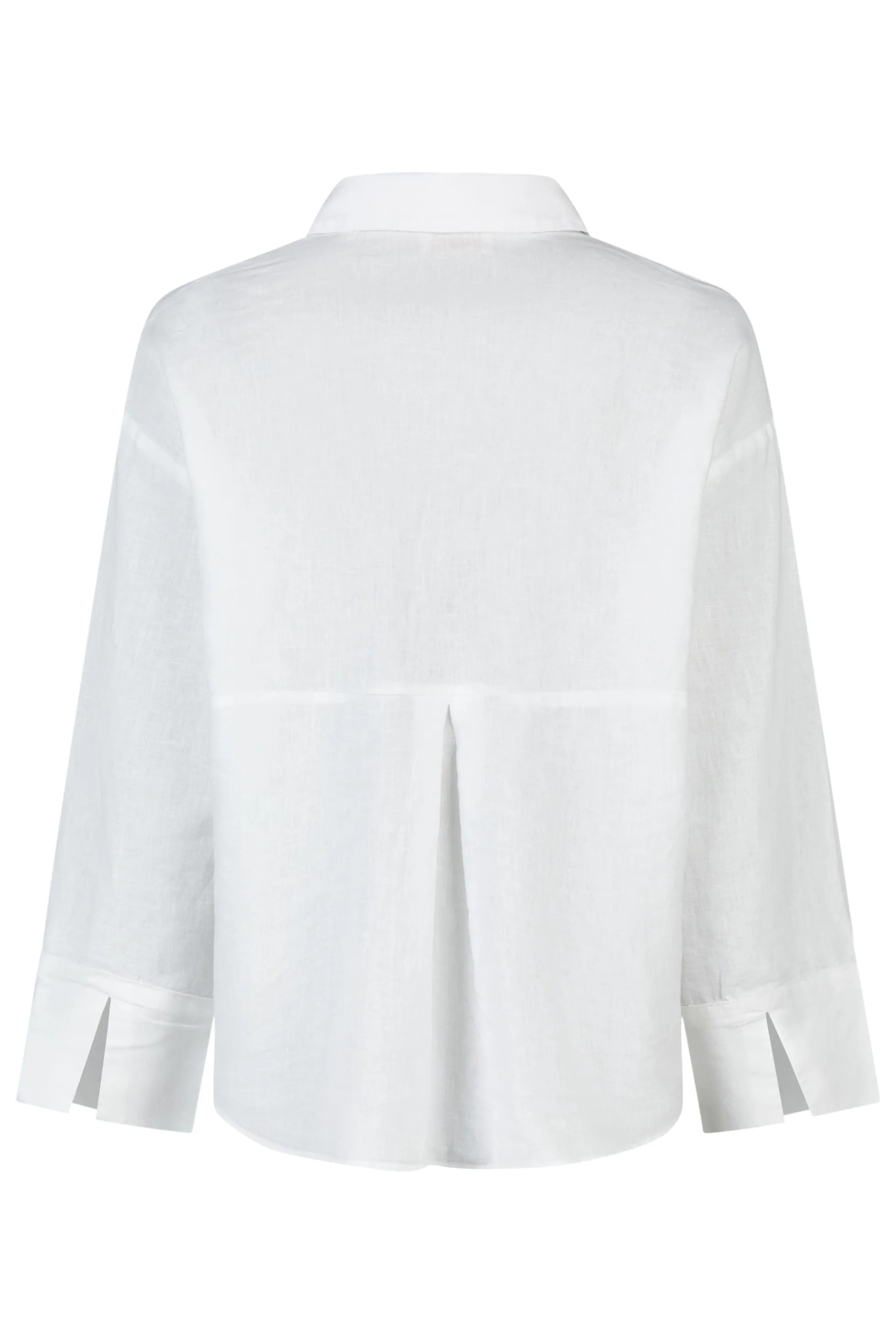 LEANDRA - 3/4-Arm Damenbluse, gewebt