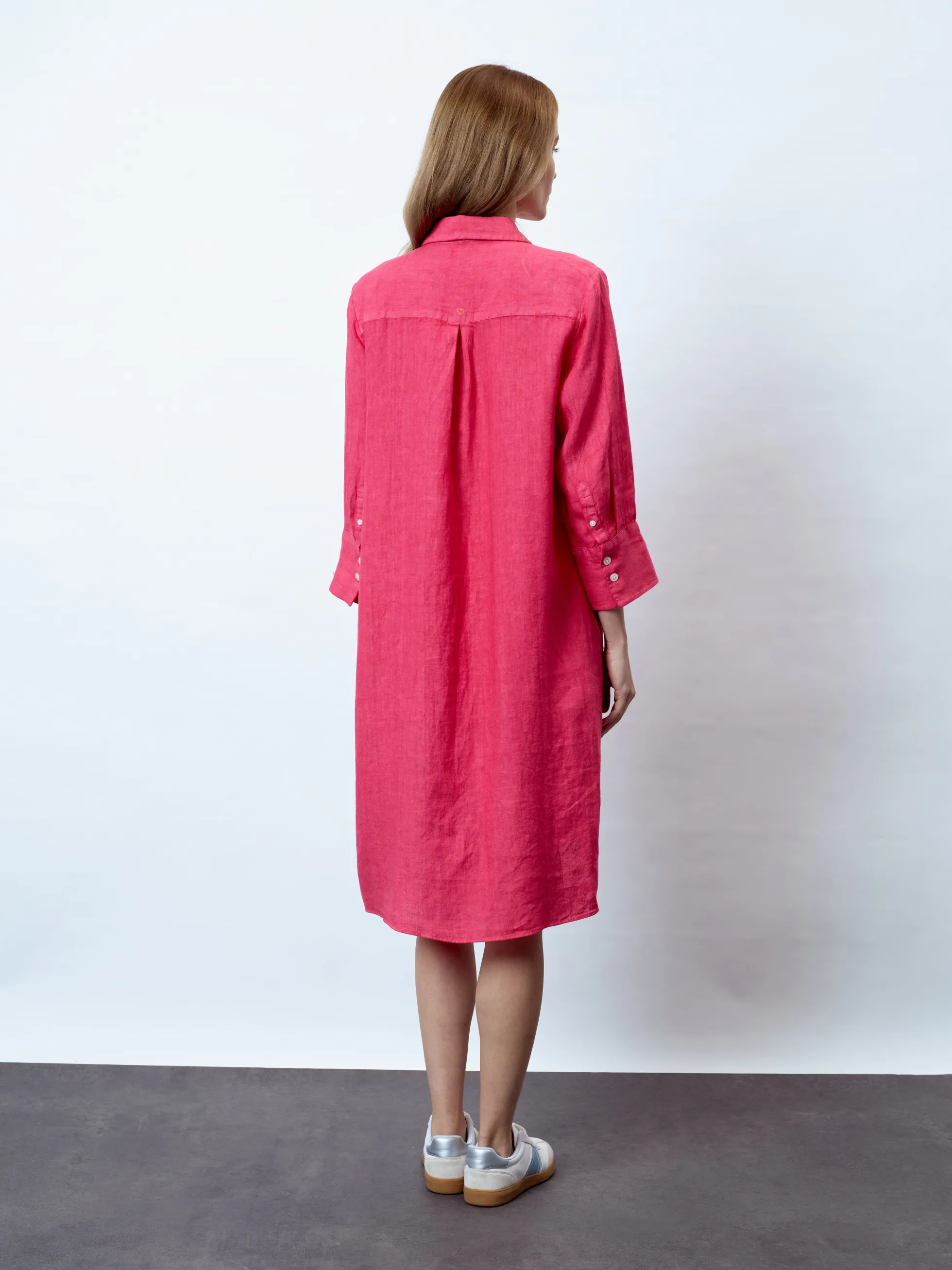 AURELIA - 3/4-Arm Damenkleid, gewebt